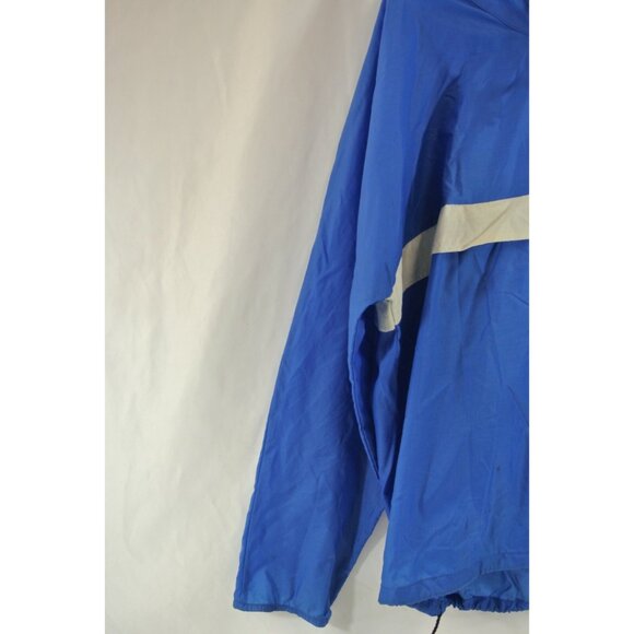 Vancouver Province News Vtg Pullover Windbreaker Blue 100% Nylon Mens Large - Picture 4 of 12